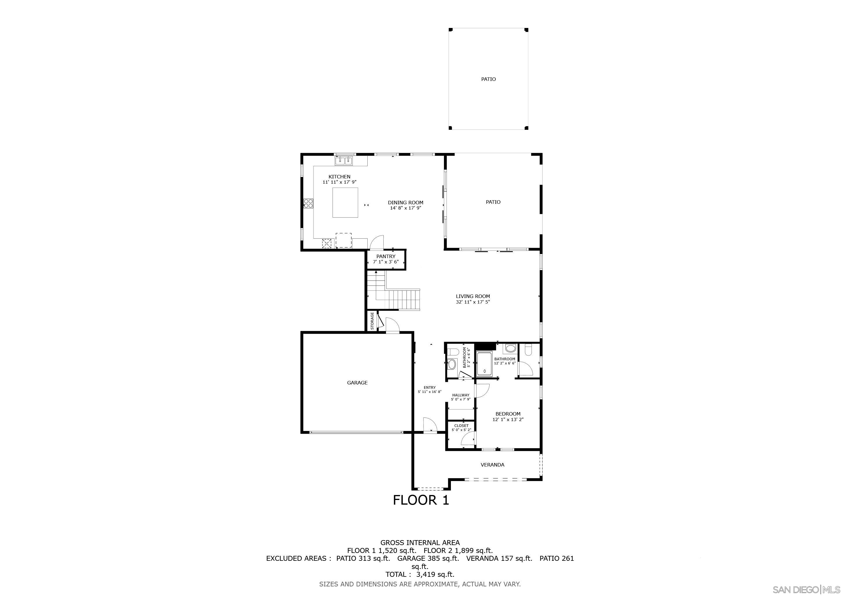 Detail Gallery Image 35 of 36 For 1818  Santa Christina Ave, Chula Vista,  CA 91913 - 4 Beds | 3/1 Baths